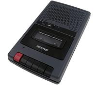 Riptunes Enregistreur Cassette Portable, convertisseur Audio numérique vers USB, enregistreur à Cassette rétro avec Lecteur USB, convertisseur Cassette MP3 avec Microphone intégré, Gris