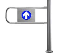 RIQHTIK Portillon de sécurité pivotant pour entrée de supermarché, Porte unidirectionnelle à Fermeture Automatique, pour Magasin, bibliothèque, supermarché,Rightdoor,100 * 100cm