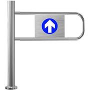 RIQHTIK Portillon de sécurité pivotant pour entrée de supermarché, Porte unidirectionnelle à Fermeture Automatique, pour Magasin, bibliothèque, supermarché,Leftdoor,100 * 100cm