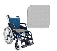 RIQINXIN Alèse de Lit Imperméable Matelas à Langer Adulte Coussin de Siège Réutilisable Tapis de Canapé Coussin étanche Contre Les fuites urinaires 54 x 56 cm Lot de 2 Gris