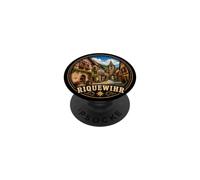 Riquewihr - Village viticole Historique Alsace PopSockets PopGrip Adhésif