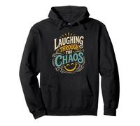 Rire À Travers Le Chaos | Humour & Résilience Sweat à Capuche