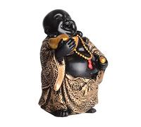 Rire Bouddha Statue Resin Maitreya Buddhsit Sculpture Fengshii Figurine Art Craft Zen Ornement Decoration Home Office Decor Accessoires Bouddhism, Une Collection d'art