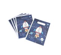 Rire & Conffetis, Set de 6 Sacs à Bonbons en Papier H23 cm Espace