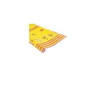 Rire et confettis 6crq010 nappe gaufré jaune 118 x 500 cm