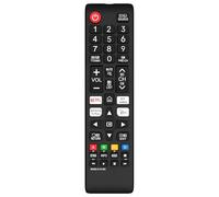 Riry Samsung BN59-01315N Télécommande universelle pour téléviseur LCD Smart LED 2020/21/22/23, avec boutons réseau, P V, Sam TV Plus et D+