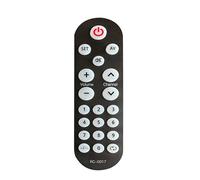 Riry Télécommande TV universelle à gros boutons de rechange - Facile à utiliser pour les personnes âgées et malvoyantes - Compatible avec la plupart des téléviseurs - Installation simple