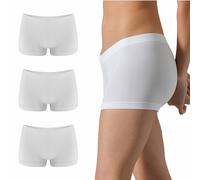 Risalti Boxer Bambou 3 Pcs - Culotte Respirante, Shorty Douce, Caleçon Femme, Panty, Boxer sans Couture - Made in Italy
