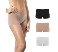 Risalti Boxer Femme Microfibre 3 Pièces - Braga Pantalon Sans Couture et Sans Étiquettes, Culotte Femme Shorts Respirantes, Sous-Vêtement Doux et Élastique Plus Confortable Que le Coton - Fabriqué en
