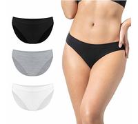 Risalti Culotte Femme Bambou 3 Pcs - Culottes Et Slips Femme Respirant, Plus Douce Que la Culotte Femme Coton, Culotte sans Couture Femme, Lot Culotte Femme, Vêtements Femme - Made in Italy
