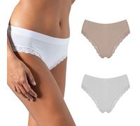 Risalti Culotte Femme Microfibre - Plus Douce Que la Culotte Coton, Sans Couture, Lot de Vêtements - Made in Italy