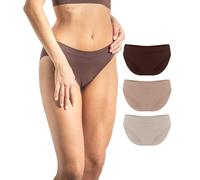 Risalti Culotte Femme Microfibre Seamless Lot 3 - Slip Femme sans Couture et Etiquettes, Culottes et Slips Douce et Respirante Plus Confortable Que Le Coton - Made in Italy