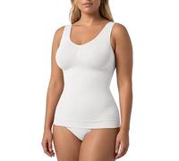 Risalti Débardeur Gainant Femme Microfibre - TankTop sans Couture Élastique, Top Amincissant Epaules Large, Confort, Respirant, Silhouette Sculptée - Made in Italy