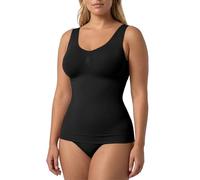 Risalti Débardeur Gainant Femme Microfibre - TankTop sans Couture Élastique, Top Amincissant Epaules Large, Confort, Respirant, Silhouette Sculptée - Made in Italy