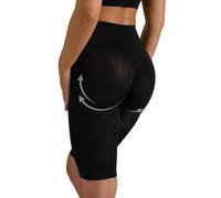 Risalti Gaine Ventre Plat Short Cycliste Femme Push Up - Panty Gainant sans Coutures Ni Etiquettes, Shorty Femme Remonte Fesse en Microfibre - Made in Italy
