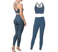 Risalti Leggings Push Up Sculpt - Sportifs à Taille Haute Sans Coutures, Pantalons d'été pour Femme pour Yoga et Fitness, 100% Fabriqué en Italie, Small-Medium