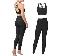 Risalti Leggings Push Up Sculpt - Sportifs à Taille Haute Sans Coutures, Pantalons d'été pour Femme pour Yoga et Fitness, 100% Fabriqué en Italie, Small-Medium