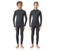 Risalti sous Vetement Thermique Enfant Energy - Ensemble Thermique Enfant, T-Shirt et Collant sans Coutures, sous Pull pour Ski, Foot, Vélo - Made in Italy