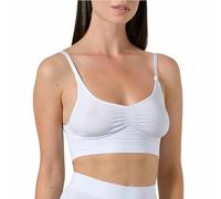 Risalti Soutien-Gorge sans Armature - Brassière Sport Femme à Bretelle Fine Réglable en Microfibre - sous Vêtements sans Couture - Made in Italy