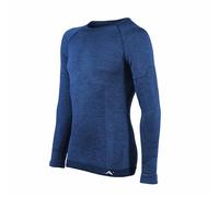 Risalti T Shirt Homme Femme en Laine Mérinos - Maillot Thermique Manches Lounges Extreme, Haut Thermique élastiques et Respirants, sous Vetement Thermique Unisex sans Couture - Made in Italy