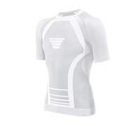 Risalti T Shirt Homme Femme Thermique Manches Courtes Extreme - sous Vetement Homme et Femme élastiques et Respirants, Haut Thermique Homme et Femme Unisex sans Couture - Made in Italy