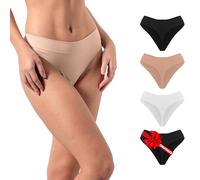 Risalti Tanga String Femme Microfibre 3 pièces - sous Vetements Feminins Sexy sans Coutures Plus Confortables Que Le Culotte Femme Coton, Slip Femme Brésilienne, Lingerie Féminine - Made in Italy
