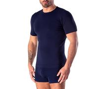 Risalti Tee Shirt Homme Col Roulé sans Couture - Tshirt Homme en Viscose de Bambou, T-Shirts à Manches Courtes Homme Plus Doux Que Le T Shirt Homme Coton, Vetement Homme - Made in Italy