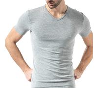 Risalti Tee Shirt Homme Col V Bambou sans Couture - Tshirt Homme Col V en Viscose de Bambou, T-Shirts à Manches Courtes Homme Plus Doux Que Le T Shirt Homme Coton, Vetement Homme - Made in Italy