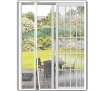 Risareyi Moustiquaire Porte Fenêtre Magnétique 175x210cm, Blanc Filet