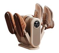 Riscaldatore Scarpe Elettrico con Timer Smart - Asciugatore e Deodorante Portatile, Asciugatura Veloce per Stivali Sneakers Scarpe da Casa, Viaggio Sci Vacanza Borsa Bucato Ginnastica | Comfort e Igie
