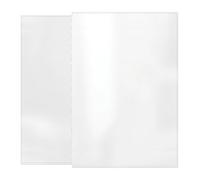 Risch Lot de 24 inserts amovibles en vinyle de calibre 10, 10,8 x 35,6 cm, transparent, 2 vues - Fabriqué aux États-Unis