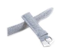 Risdany Bracelet de montre en toile et denim, largeur 18 mm, 20 mm, 22 mm, cuir nylon, bracelet sport,Bleu clair,22 mm