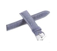 Risdany Bracelet de montre en toile et denim, largeur 18 mm, 20 mm, 22 mm, cuir nylon, bracelet sport,Bleu foncé,20 mm