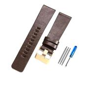 Risdany Bracelet en cuir confortable de 22 à 28 mm, imperméable et respirant, doux et confortable, adapté aux occasions décontractées.,30 mm