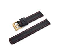 Risdany Bracelet en cuir de 20 à 22 mm avec fermoir à dégagement rapide, bracelet confortable pour homme, adapté à un usage quotidien.,20 mm