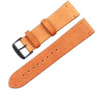 Risdany Bracelet en cuir pour homme, 18-22 mm, avec boucle ardillon en acier inoxydable, pièce de rechange universelle, convient aux occasions professionnelles.,22 mm