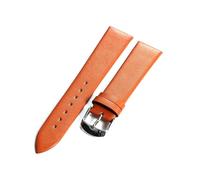 Risdany Bracelet en cuir souple de 16 à 22 mm, confortable et décontracté, imperméable et respirant, adapté à un usage quotidien.,Brun clair,16 mm