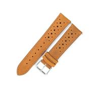 Risdany Bracelet en cuir style vintage pour homme, 18-24 mm, imperméable et respirant, pièces de rechange universelles, style classique.,20 mm