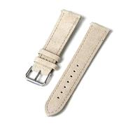 Risdany Bracelet en cuir vintage pour homme, 18-24 mm, détails cousus main, surface texturée douce, convient à un usage quotidien.,18 mm