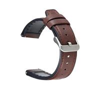 Risdany Bracelet hybride en cuir et caoutchouc de 22 mm, confortable et élégant, alliant un look classique à une fonctionnalité sportive.,22 mm