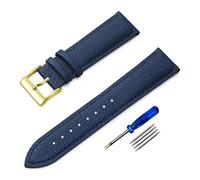 Risdany Bracelet unisexe en cuir de 12 à 24 mm, design élégant et décontracté, confortable et respirant, adapté à un usage quotidien.,18 mm