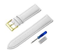 Risdany Bracelet unisexe en cuir de 12 à 24 mm, design élégant et décontracté, confortable et respirant, adapté à un usage quotidien.,14 mm