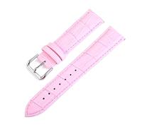 Risdany Bracelet unisexe en cuir imperméable de 17 à 24 mm, pièces de rechange, styles variés, idéal pour un usage quotidien et une protection optimale.,Rose,17 mm