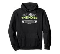 Rise Above The Noise - Streetwear à la Typographie Urbaine Sweat à Capuche