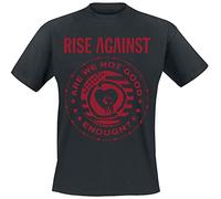 Rise Against Good Enough Homme T-Shirt Manches Courtes Noir L 100% Coton Regular/Coupe Standard