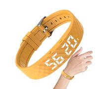 Rise Alarm Band - Rise Alarm Band For Deaf, Alarms Bracelet, Convenient Heavy Sleepers Bracelet, Watch Silent Timer, Vibrating Alaarm Wristband, Adjustable Wearable Alarms Device For Women Men Kids Se