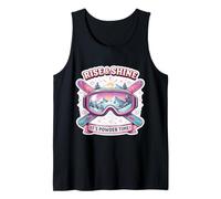 Rise and Shine It's Powder Time Ski Femme Ski Fille Débardeur