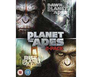 Rise Dawn Planet of The Apes (2 Blu-Ray) [Edizione: Regno Unito] [Import]