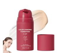 Rise Luxus Foundation Korean SPF15,Fond De Teint Qui S'adapte à La Couleur De Peau,Fond De Teint Couvrant Imperfections Stick,Fond De Teint Hydratant Essence Coréen,Résistant à L'eau,Légère,30 ml (1)