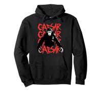 Rise of the Planet of the Apes Caesar in Black White and Red Sweat à Capuche